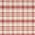 SAMPLE - Schumacher Heidi Check Fabric In Cranberry For Sale