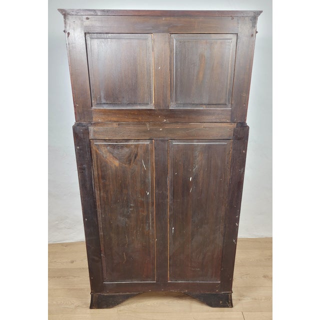 English Edwardian Mahogany Tallboy, 1910s For Sale - Image 16 of 18