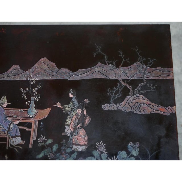 Chinese Hand Painted Coffee or Cocktail Table For Sale - Image 14 of 17