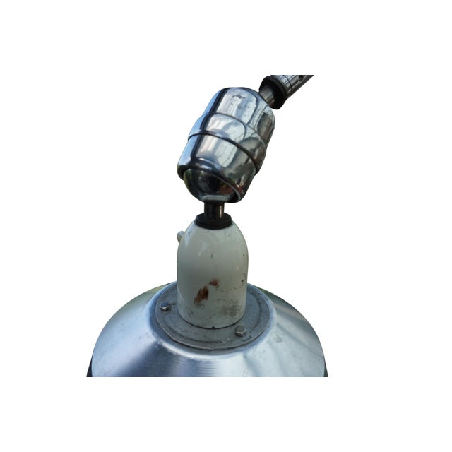 Black Vintage Industrial Triplex Pendulum Clamp Lamp by Johan Petter Johansson for Asea, Sweden, 1930s For Sale - Image 8 of 12