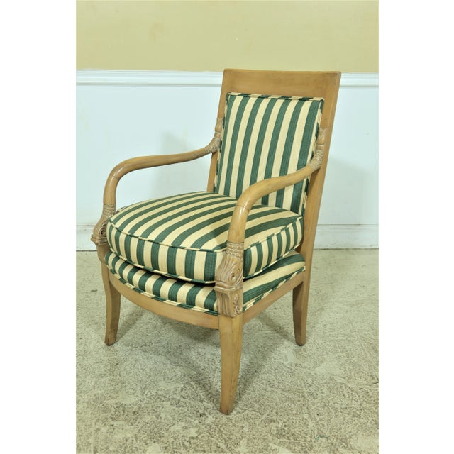 Set of 6 Neoclassical Dolphin Arm Chairs Chairish