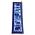 Blue Early 20th Century Big 5 Batik Blue Table Runner For Sale - Image 8 of 8