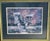 A beautiful vintage framed art print titled "Climbing Roses" by Donny Finley, AWS. This piece features a serene, romantic...