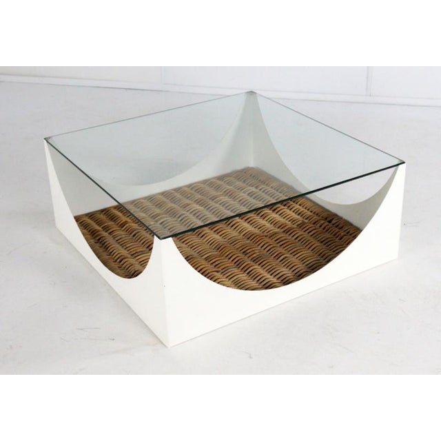 1970s Glass Coffee Table, 1970s For Sale - Image 5 of 16