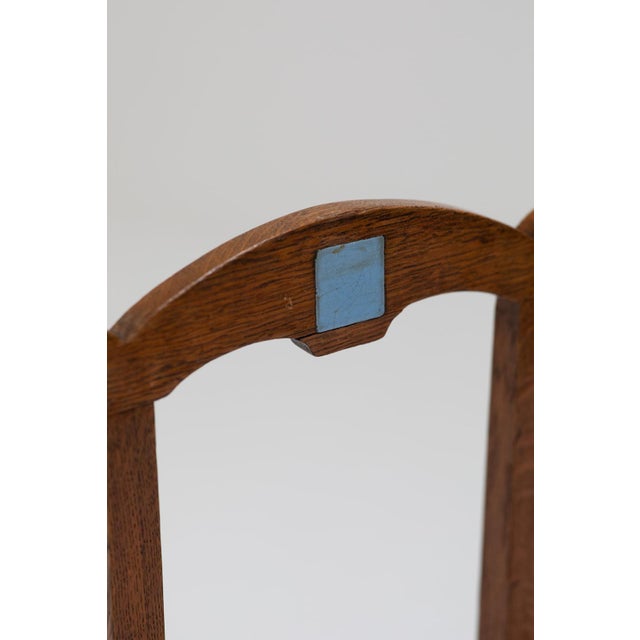 Antique English Arts and Crafts Chairs in Wood, 1890, Set of 2 For Sale - Image 5 of 10