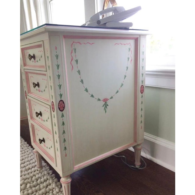 Julia Gray Hand Painted Desk For Sale In Phoenix - Image 6 of 7