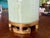 1960s Mid-Century Modern Celadon Crackle-Glaze Ceramic & Wood Table Lamp For Sale - Image 12 of 15