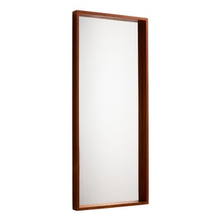 Teak Framed Mirror, 1960s For Sale