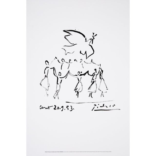 Pablo Picasso, Sardane de la paix, Lithograph For Sale - Image 6 of 6