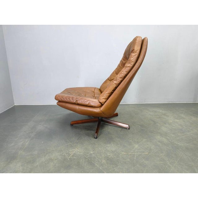 Set of MS68 Lounge Chair and Ottoman by Madsen & Schubell, 1960s For Sale - Image 6 of 18