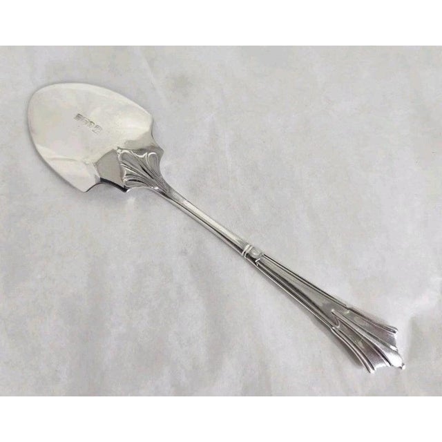 Antique Edwardian Sterling Silver Preserve Spoon, 1902 For Sale - Image 10 of 15
