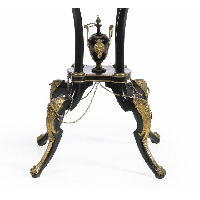 Antique Napoleon III Side Table, 1800s For Sale - Image 3 of 5