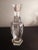 Chinoiserie Clear Crystal Candlestick For Sale - Image 4 of 7