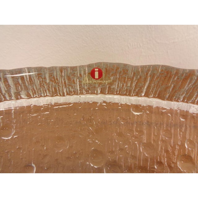 Large Glass Bowl by Tapio Wirkkala for Iittala, Finland, 1960s For Sale - Image 10 of 14
