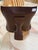 Brown Italian Modernist Sculptural Brown Leather Picture Frame For Sale - Image 8 of 8