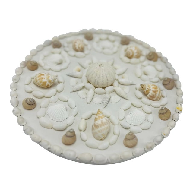 Hand Crafted Shell Art Wall Sculpture For Sale