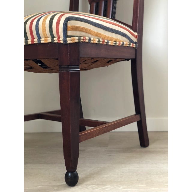 1920s Set of 4 Art Deco Amsterdam School ‘T Woonhuys Dining Chairs the Netherlands 1930s For Sale - Image 5 of 12