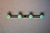 1950s Mid-Century Modern Wall Coat Rack in Black and Green Metal, 1950s For Sale - Image 5 of 5
