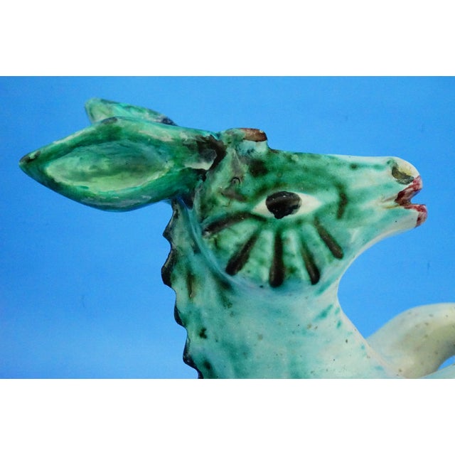 Dölker School Sculptural Ceramic Donkey Bookends from Cas Vietri Solimene, 1940s, Set of 2 For Sale - Image 18 of 18