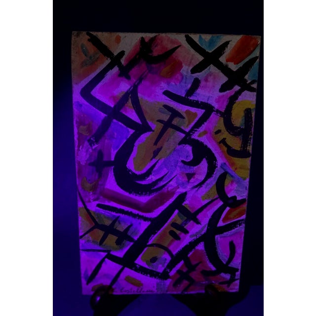 Leonardo Castellani, Abstract Composition, 20th Century, Oil on Canvas For Sale - Image 8 of 10