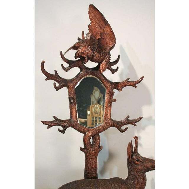 19th Century Black Forest Carved Hall Tree For Sale - Image 4 of 10