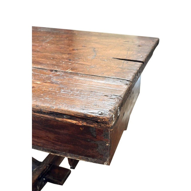 Wood Long Veneto Table For Sale - Image 7 of 8