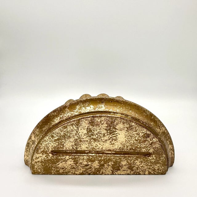 Large Vintage Gilded Wall Bracket For Sale In Austin - Image 6 of 7