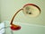 1960s Modernist Spanish Red Metal Desk Lamp Boomerang 2000 by Fase, 1960s For Sale - Image 5 of 17