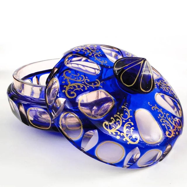 1950s Biedermeier Candyer from Egermann, Czechoslovakia, 1950s For Sale - Image 5 of 13