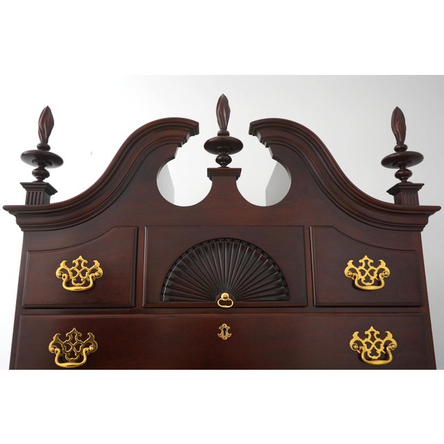 Kindel Mahogany Queen Anne Style Highboy Chest For Sale In Philadelphia - Image 6 of 16