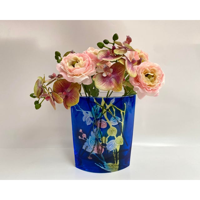 Rare Art Glass Vase by Ada Lisa Gjeruldsen, Steninge Castle, Sweden, 2012 - Signed Art glass vase by the renowned Swedish...