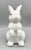 White 1975 Fitz & Floyd White Porcelain Rabbit Sculpture – Cottagecore • Whimsical • Figurative • Easter For Sale - Image 8 of 11