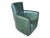 Dark Green 1970s Pair of 180° Swivel Lounge Chairs in Dark Green Patinated Leather For Sale - Image 8 of 14