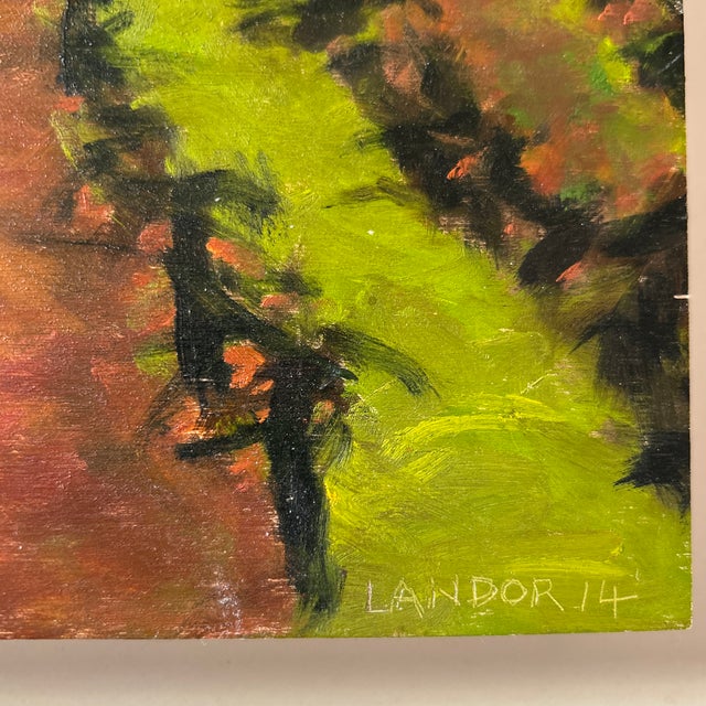 Abstract Original Oil on Board Painting by Susan Landor Keegin For Sale - Image 3 of 11