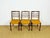 Mid-Century Modern Scandinavian Teak and Corduroy Dining Chairs, 1960, Set of 3 For Sale - Image 3 of 18
