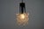 A beautifully textured bubble glass pendant lamp designed by helena tynell and produced by glashütte limburg in the 1960s....