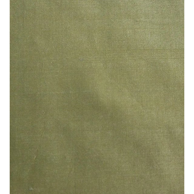 Traditional The House of Scalamandré Dynasty Taffeta Fabric, Olive For Sale - Image 3 of 3