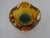 Amber and Green Murano Glass Ashtray, Italy, 1960s For Sale - Image 3 of 15