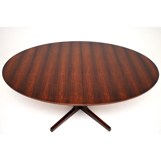 Vintage Danish Extending Dining Table from Bernhard Pedersen & Søn, 1960 For Sale - Image 6 of 11