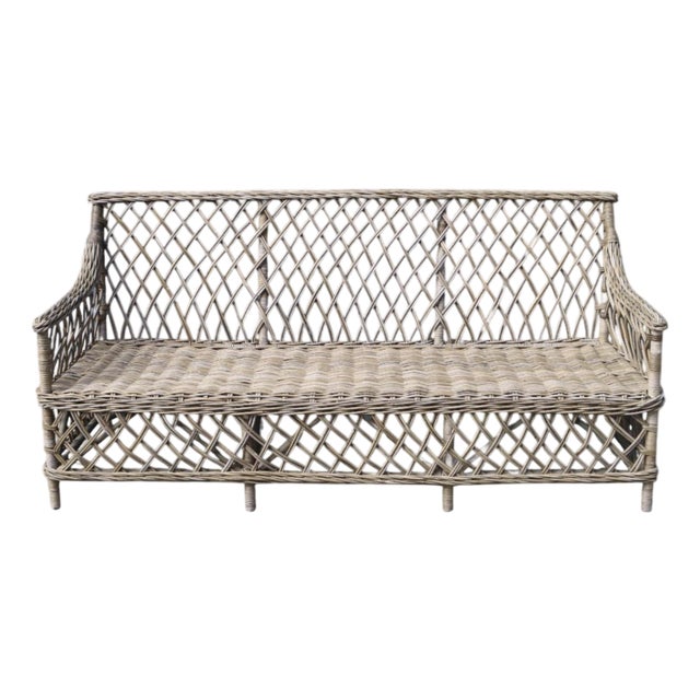 Rattan Outdoor Sofa From Africa For Sale