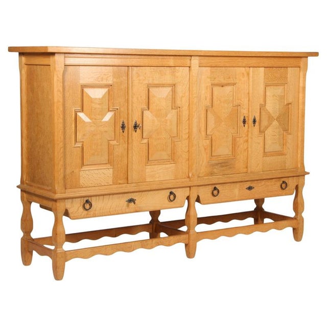 Vintage Danish Highboard by Henning Kjærnulf, 1970s For Sale - Image 8 of 8