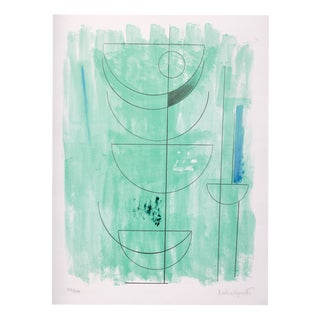 Barbara Hepworth, Green Man, 1972, Lithograph For Sale