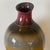 Vintage California Studio Pottery Vase With Oxblood and Ochre Flambe Glaze, Signed Clark For Sale - Image 4 of 6