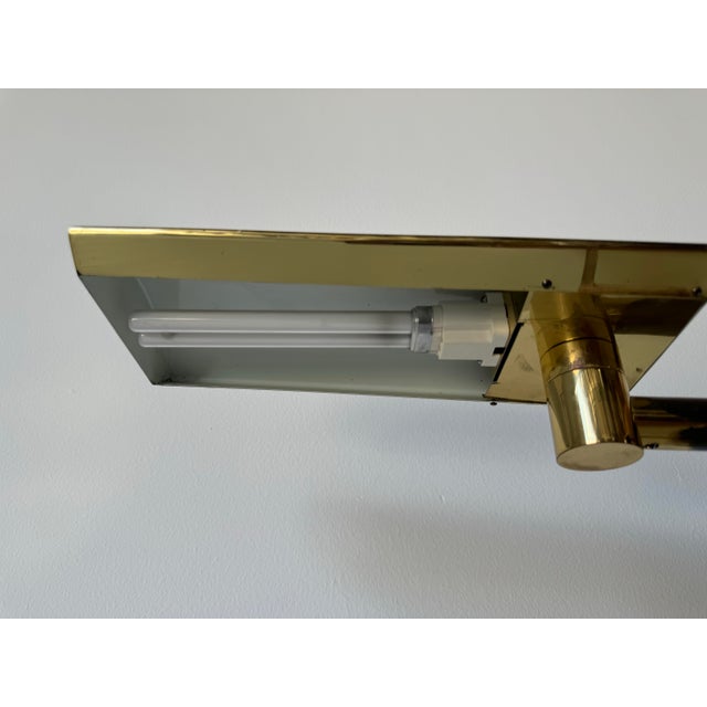 Mid Century Modern Brass Swivel Articulating Desk Lamp/Sold For Sale - Image 10 of 12