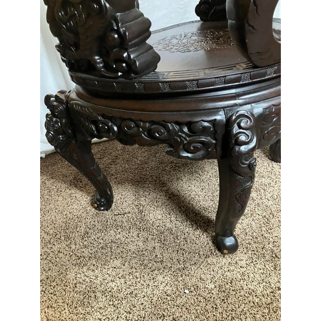 Late 19th Century Antique Hand Carved Chair For Sale - Image 17 of 17