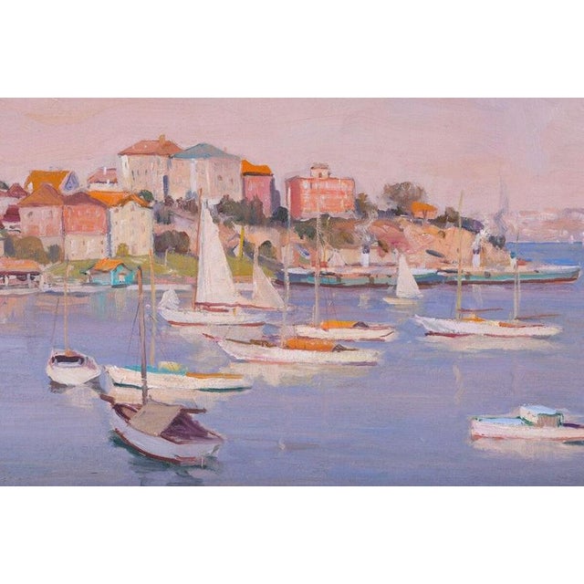 James Ranalph Jackson, Australian Impressionist Marine, Oil on Board For Sale - Image 4 of 6