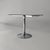 Italian modern coffee table in steel and rectangular smoked glass, 1970s Coffee table with a rotating rectangular top in...