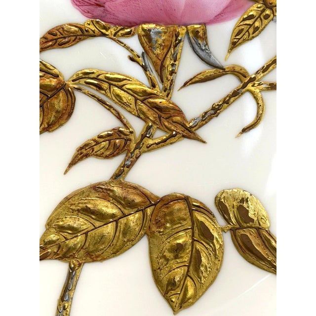 Minton Antique 1880 Minton G4419 Set 6 Hand Painted Rose Gold Platinum Aesthetic Plates For Sale - Image 4 of 16