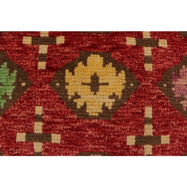 Textile Bohemian Balochi Hand Knotted Wool Rug - 6'9'' X 9'8'' For Sale - Image 7 of 9