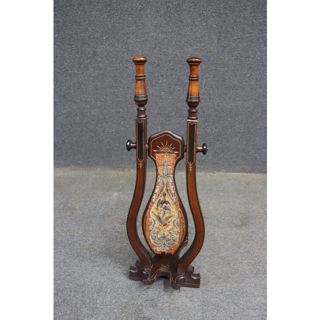 Wood Rare Antique Victorian Ebonized Walnut Boot Jack For Sale - Image 7 of 15